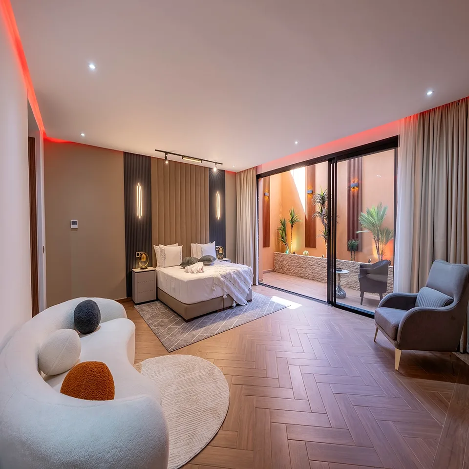 Une suite et son coin salon
