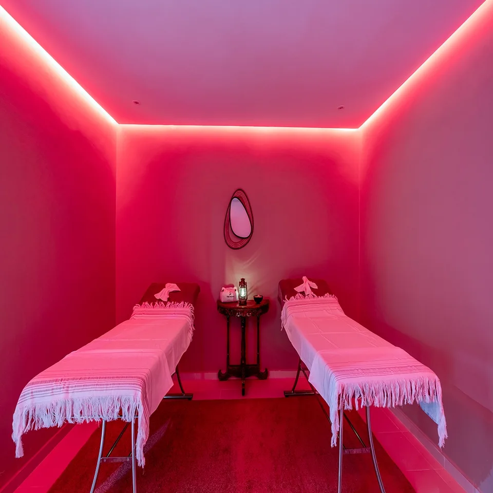 La salle de massage double