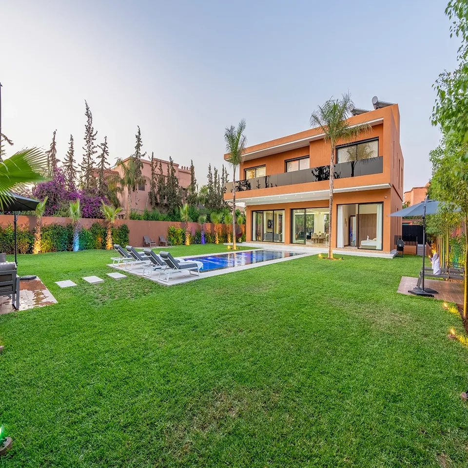 Le jardin et la villa